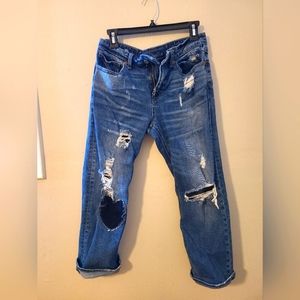 Lucky Brand Boyfriend Ripped Jeans